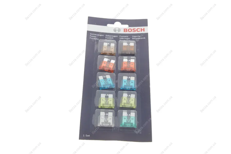 Комплект предохранителей ГАЗ, ВАЗ (пр-во) bosch 1987529037