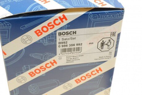 Высоковольтные провода для свечей зажигания bosch 0 986 356 992