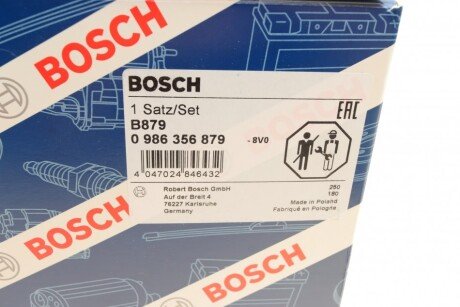 Високовольтні провода для свічок запалювання bosch 0 986 356 879