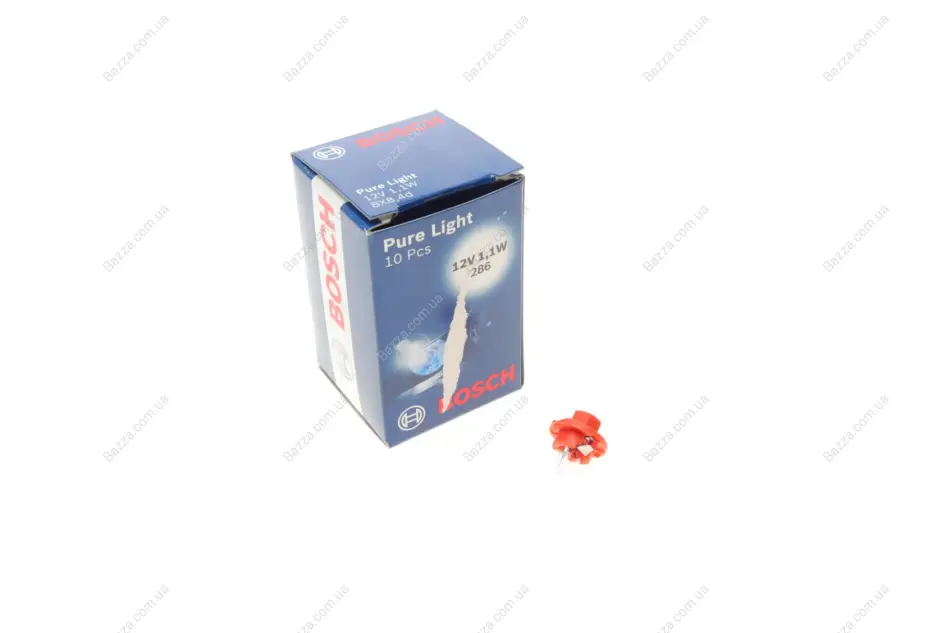 Лампа 12V 1,12W BX8,4d Pure Light bosch 1987302243