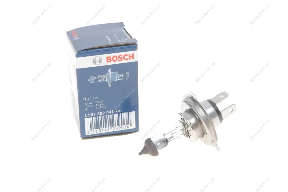 Лампа H4 24V 75/70W P43t TRUCKLIGHT (пр-во) bosch 1987302441