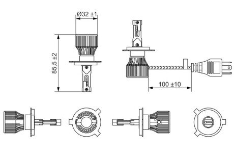 ЛАМПА LED bosch 1987301564