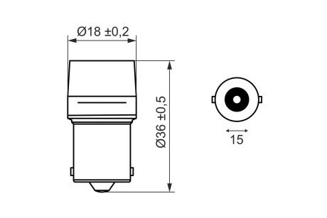 ЛАМПА LED bosch 1 987 302 652