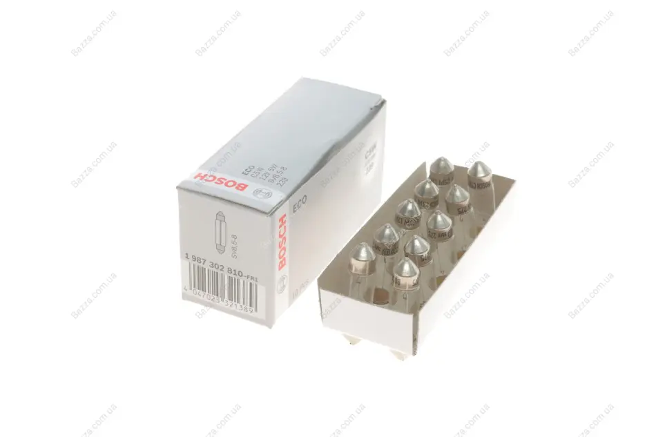 Лампа накаливания C5W 12V 5W SV8,5 (пр-во) Bosch 1987302810 (фото 1)