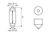 Лампа накаливания ECO 12V 10W SV8,5-8 bosch 1 987 302 825