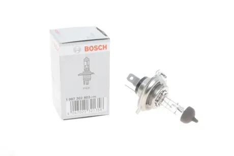 Лампа накаливания H4 12V 60/55W P43t ECO (пр-во) bosch 1987302803