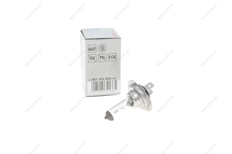 Лампа накаливания H7 12V 55W PX26d ECO (пр-во) Bosch 1987302804 (фото 1)