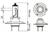 Лампа накаливания H7 12V 55W PX26d plus 90 (компл.) (пр-во) bosch 1987301075