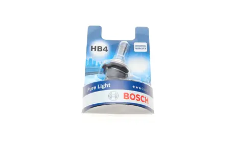 Лампа накаливания HB4 12V 51W P22d (пр-во) Bosch 1 987 301 063