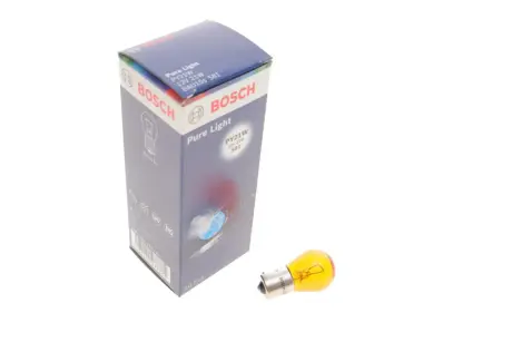 Лампа накаливания PY21W 12V 21W BAU15s PURE LIGHT (пр-во) Bosch 1987302213