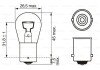 Лампа накаливания Trucklight, P21W, 24V/21W, BA15s bosch 1 987 302 501