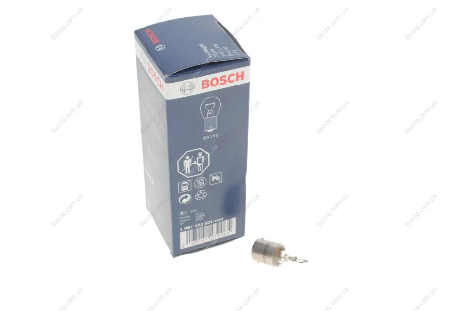 Лампа накаливания Trucklight, P21W, 24V/21W, BA15s bosch 1 987 302 501