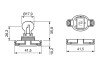 Лампа PS24W 12V bosch ""1987302269"