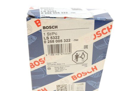 Лямбда-зонд (4 полюс, 1450mm) BMW E34 91- bosch 0258005322