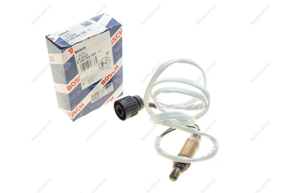 Лямбда-зонд (4 полюс, 1450mm) BMW E34 91- Bosch 0258005322 (фото 1)