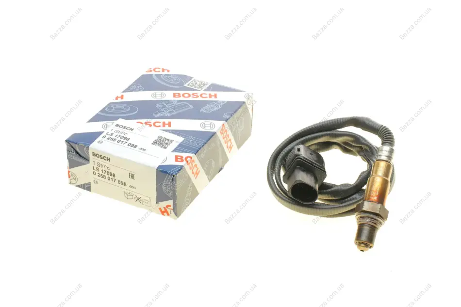 Лямбда-зонд (5 конт.) BMW E60/65/66/70/83/90 2,5/3,0 05- Bosch 0258017098 (фото 1)