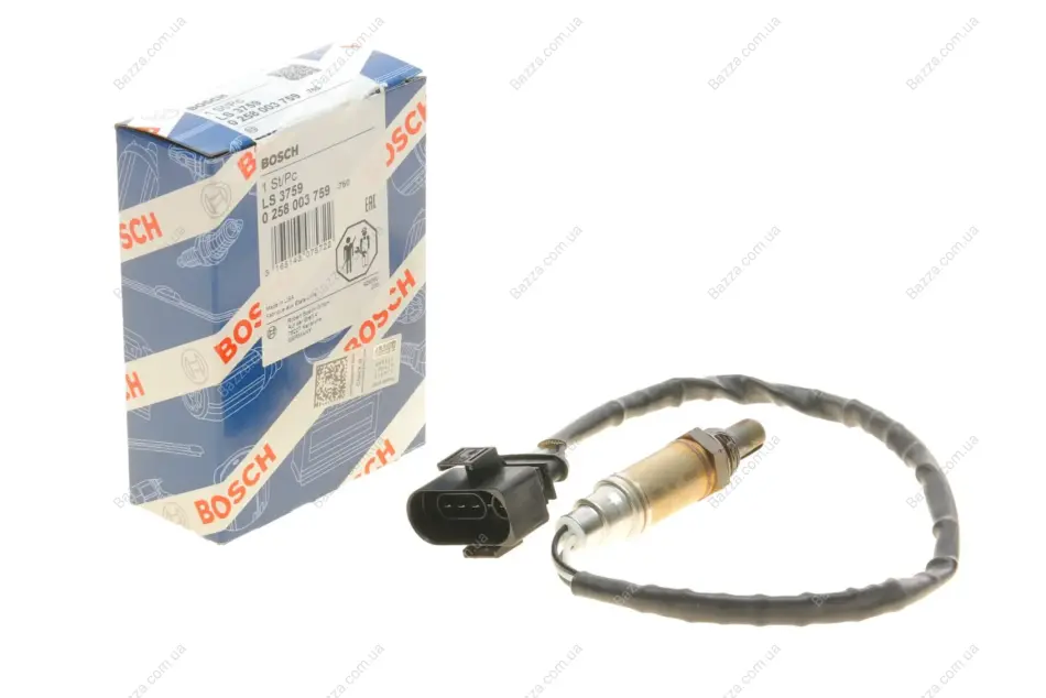 Лямбда-зонд AUDI A6, SEAT, VW PASSAT (пр-во) bosch 0 258 003 759