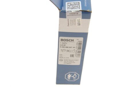 Лямбда-зонд LACETTI 1.6, ГАЗ 3102, 31105, Газель, Соболь, универс.4 конт.LS07 bosch 0258986507