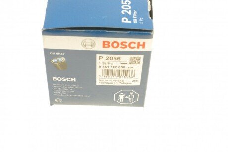 Масляный фильтр bosch 0451102056