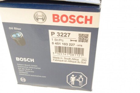 Масляний фільтр bosch 0 451 103 227