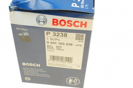 Масляный фильтр bosch 0 451 103 238