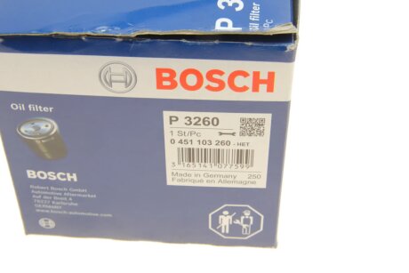 Масляный фильтр bosch 0451103260