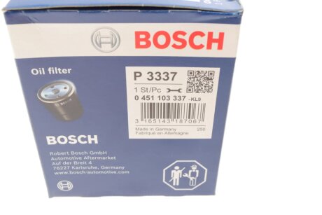Масляний фільтр bosch 0451103337