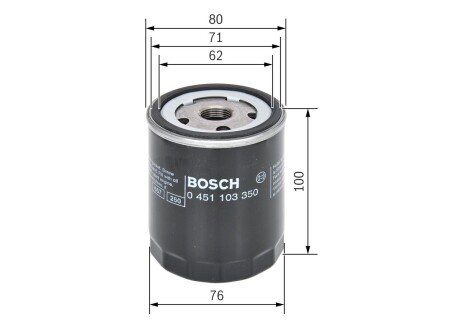 Масляный фильтр bosch 0 451 103 350