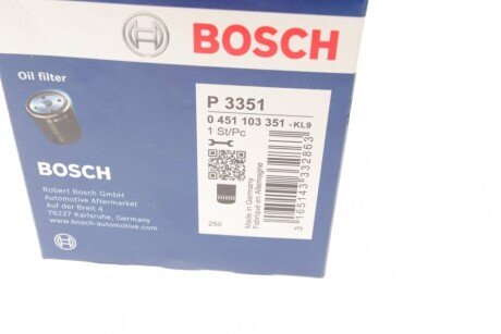 Масляный фильтр bosch 0451103351
