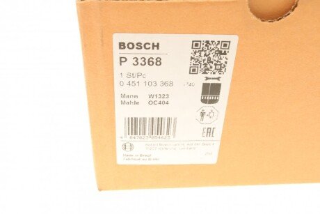 Масляный фильтр bosch 0451103368