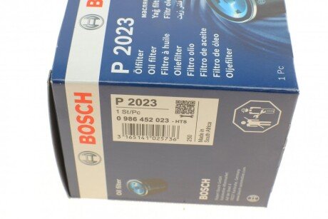 Масляный фильтр bosch 0986452023