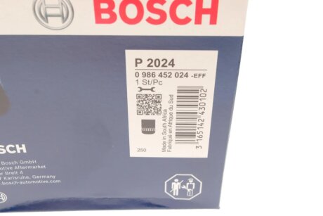 Масляный фильтр bosch 0986452024