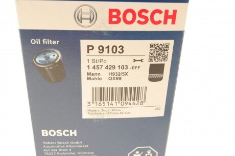 Масляний фільтр bosch 1457429103