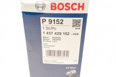 Масляный фильтр bosch 1 457 429 152