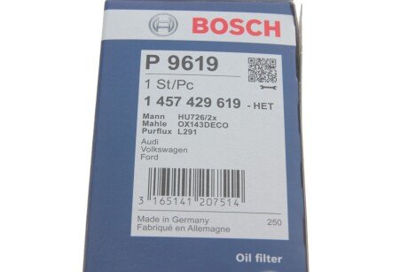 Масляный фильтр bosch 1457429619