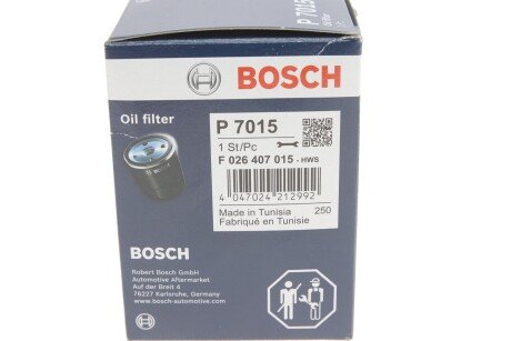 Масляный фильтр bosch F026407015