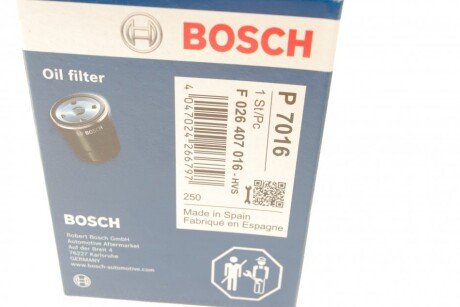 Масляний фільтр bosch F026407016