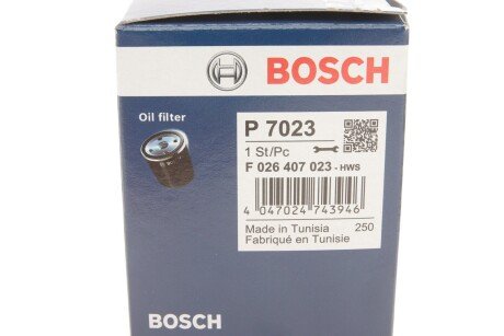 Масляный фильтр bosch F026407023