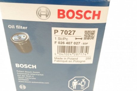 Масляный фильтр bosch F 026 407 027