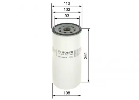 Масляний фільтр Bosch F026407043