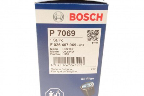 Масляный фильтр bosch F 026 407 069