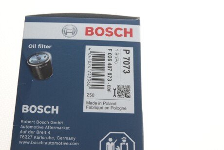 Масляный фильтр bosch F 026 407 073