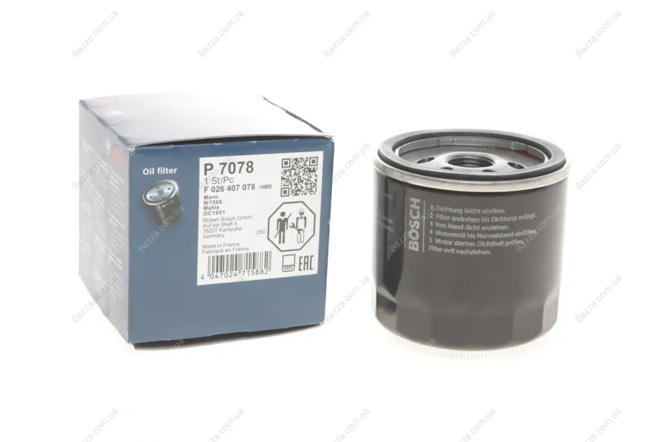 Масляный фильтр bosch F 026 407 078
