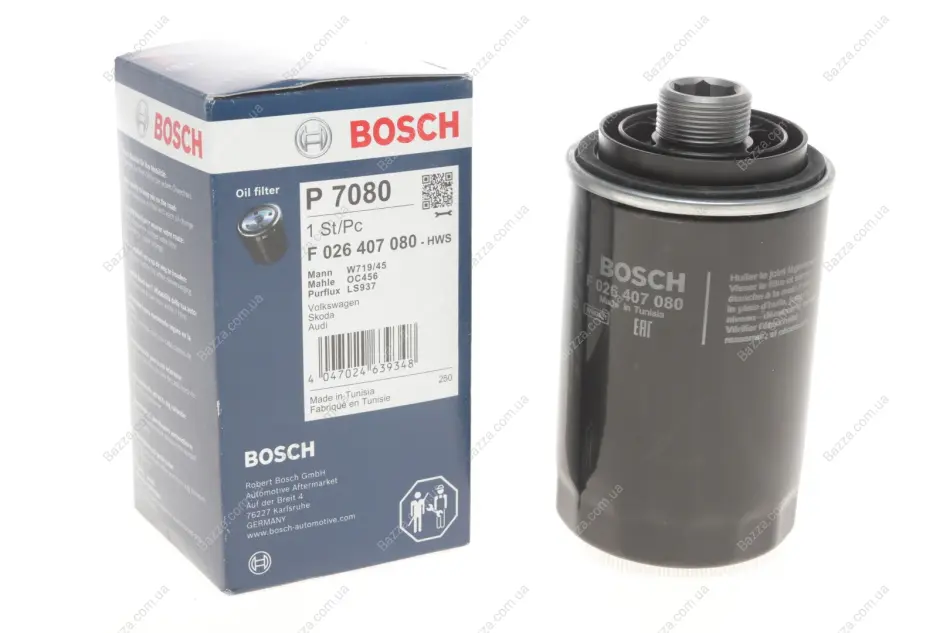 Масляний фільтр Bosch F026407080 (фото 1)