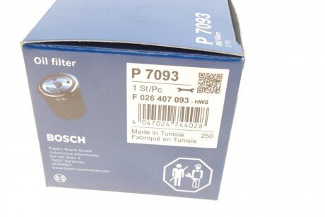 Масляний фільтр bosch F026407093