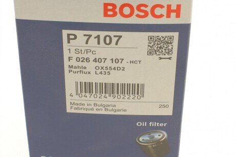 Масляный фильтр bosch F 026 407 107