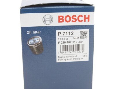 Масляный фильтр bosch F026407112