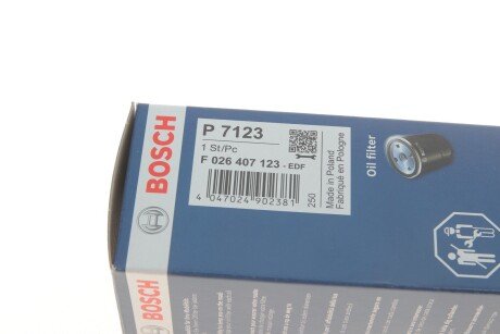 Масляный фильтр bosch F026407123