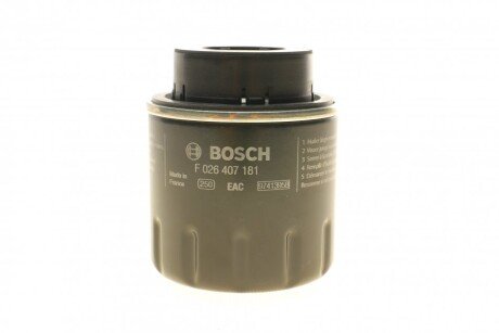 Масляний фільтр bosch F 026 407 181