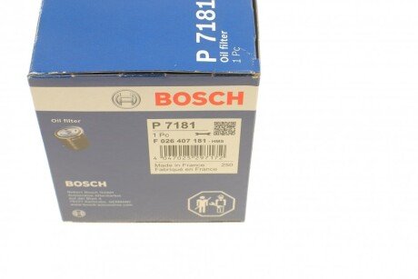 Масляний фільтр bosch F 026 407 181